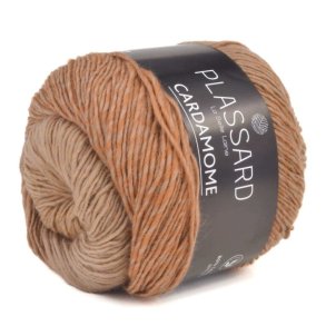 Plassard - Cardamome - cashmere/merino uldgarn - Espresso (86) - 100g