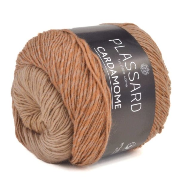 Plassard - Cardamome - cashmere/merino uldgarn - Espresso (86) - 100g