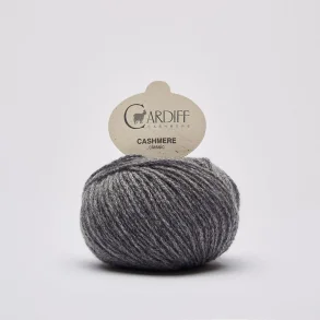 Cardiff Cashmere - Cashmere Classic uldgarn - Fumo 519 - 25g