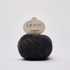 Cardiff Cashmere - Cashmere Classic uldgarn - Antracite 520 - 25g