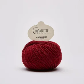 Cardiff Cashmere - Cashmere Classic uldgarn - Granata 628 - 25g