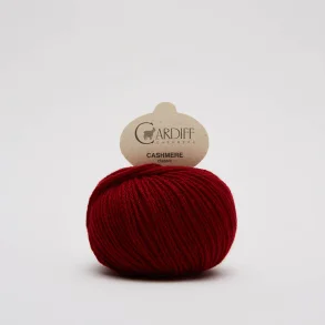 Cardiff Cashmere - Cashmere Classic uldgarn - Scarlatta 714 - 25g