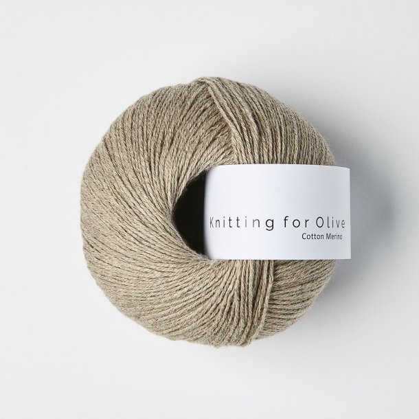 Knitting for Olive - Cotton Merino - Bomuld/Merino garn - Havregryn - 50g