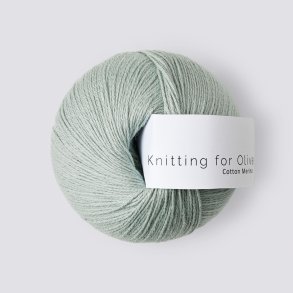 Knitting for Olive - Cotton Merino - Bomuld/Merino garn - Lys Mint - 50g