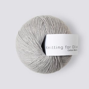 Knitting for Olive - Cotton Merino - Bomuld/Merino garn - Perlegr - 50g