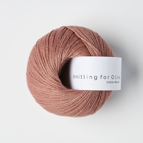 Knitting for Olive - Cotton Merino - Bomuld/Merino garn - Terracotta Rosa - 50g