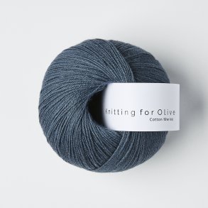 Knitting for Olive - Cotton Merino - Bomuld/Merino garn - Stvet Blhval - 50g