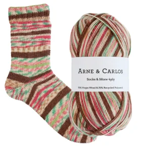 Arne & Carlos - Socks & More 4-ply str�mpegarn - Linen Curtains 3011 - 100g
