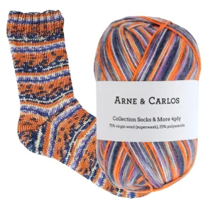 Arne & Carlos - Socks & More 4-ply str�mpegarn - Masi 3861 - 100g