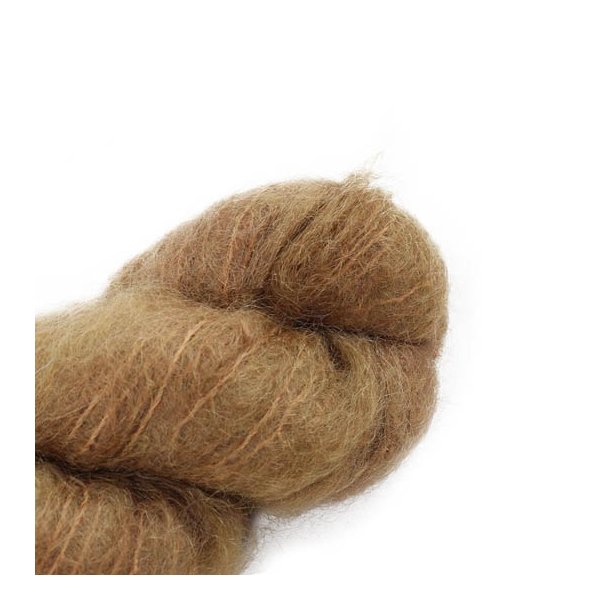 Cowgirlblues - Fluffy Mohair garn Solids - Camel - 100g