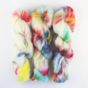 Cowgirlblues - Fluffy Mohair garn Gradient - Cape Carnival - 100g