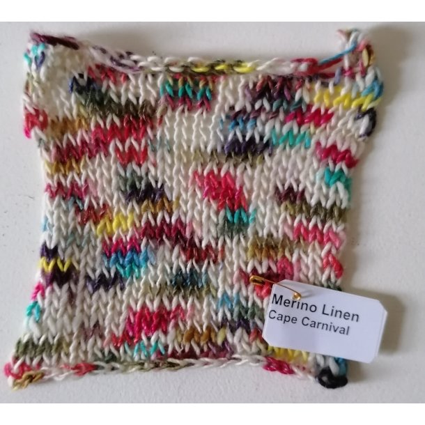 Cowgirl Blues - Merino Linen Gradient - Merinould og hrgarn - "Cape Carnival" - 100g