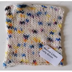 Cowgirl Blues - Merino Linen Gradient - Merinould og hrgarn - "Coming Around Again" - 100g