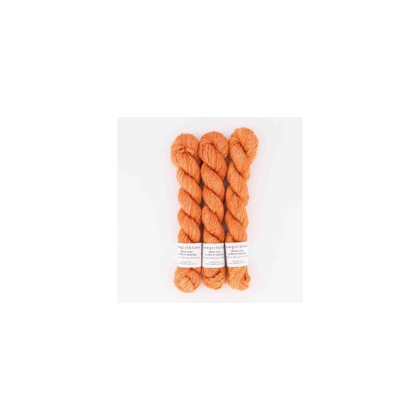 Cowgirl Blues - Merino Linen Solid - Merinould og hrgarn - "Carrot Juice" - 50g
