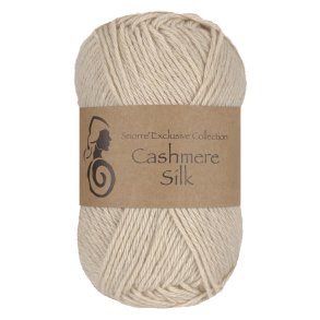 Viking Garn - Cashmere Silk - Cashmere og silkegarn - Vanilje 600 - 25g