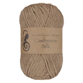 Viking Garn - Cashmere Silk - Cashmere og silkegarn - Karamel 607 - 25g