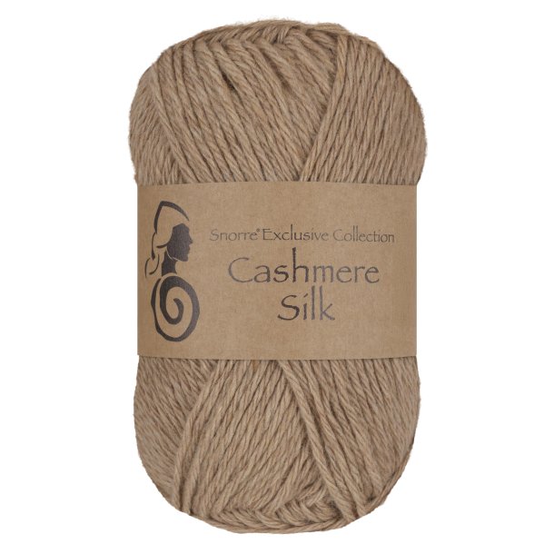 Viking Garn - Cashmere Silk - Cashmere og silkegarn - Karamel 607 - 25g
