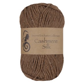 Viking Garn - Cashmere Silk - Cashmere og silkegarn - Chokolade 609 - 25g