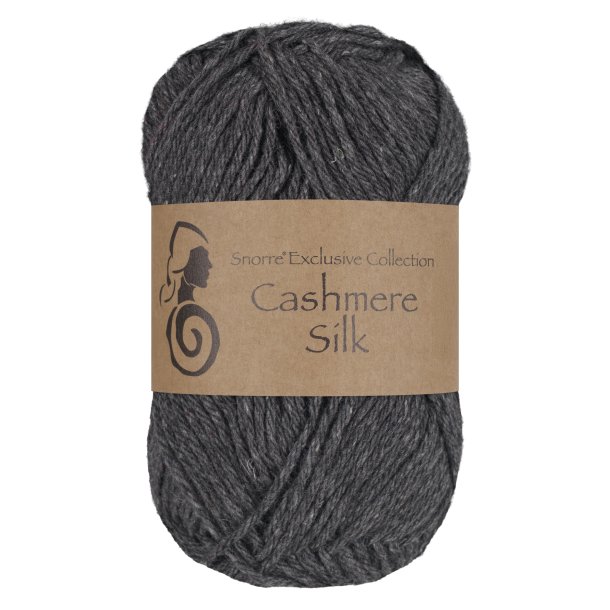 Viking Garn - Cashmere Silk - Cashmere og silkegarn - Granit 615 - 25g