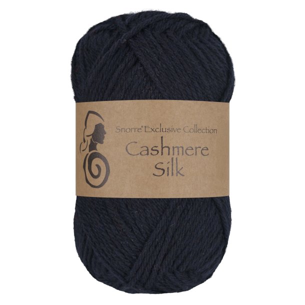 Viking Garn - Cashmere Silk - Cashmere og silkegarn - Midnat 626 - 25g