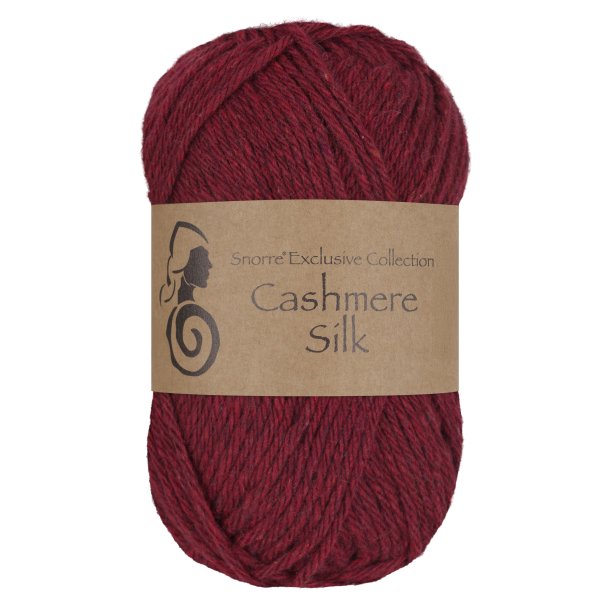 Viking Garn - Cashmere Silk - Cashmere og silkegarn - R�dvin 655 - 25g
