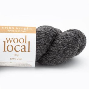 Erika Knight - Wool Local - uldgarn - Cathy Dark Grey (806) - 100g