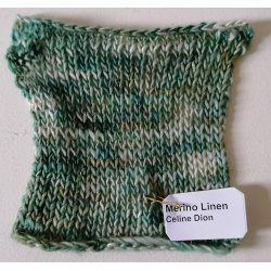 Cowgirl Blues - Merino Linen Gradient - Merinould og hrgarn - "My Heart will go on" - 100g