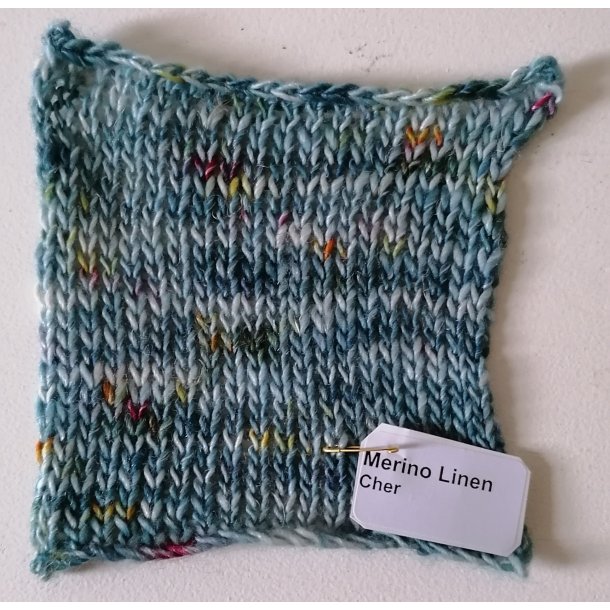 Cowgirl Blues - Merino Linen Gradient - Merinould og hrgarn - "Shoop Shoop" - 100g