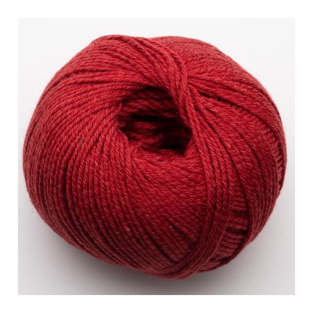Kremke Soul Wool - Morning Salutation Vegan - bomuld/lyocell garn - Cherry (25) - 50g