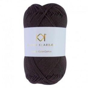 Karen Klarbk - 8/4 kologisk bomuldsgarn - Chocolate Brown 0068 - 50g