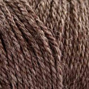 Onion Garn - No.4 Organic Wool + Nettles - uld/nldefiber garn - Choko Brun 839 - 50g