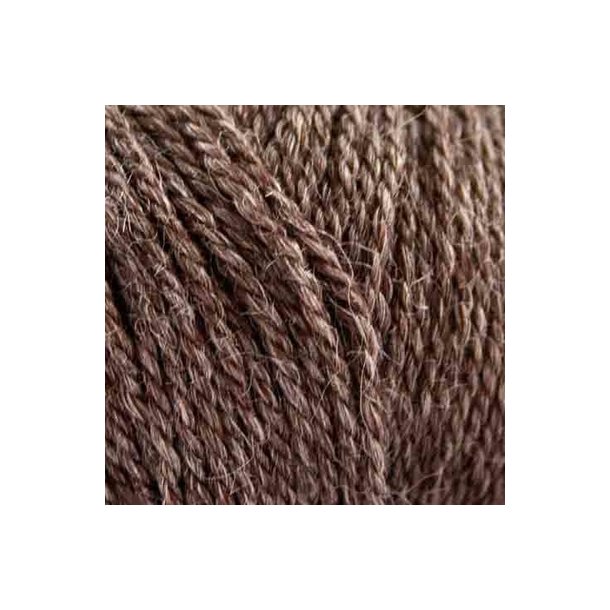 Onion Garn - No.4 Organic Wool + Nettles - uld/nldefiber garn - Choko Brun 839 - 50g