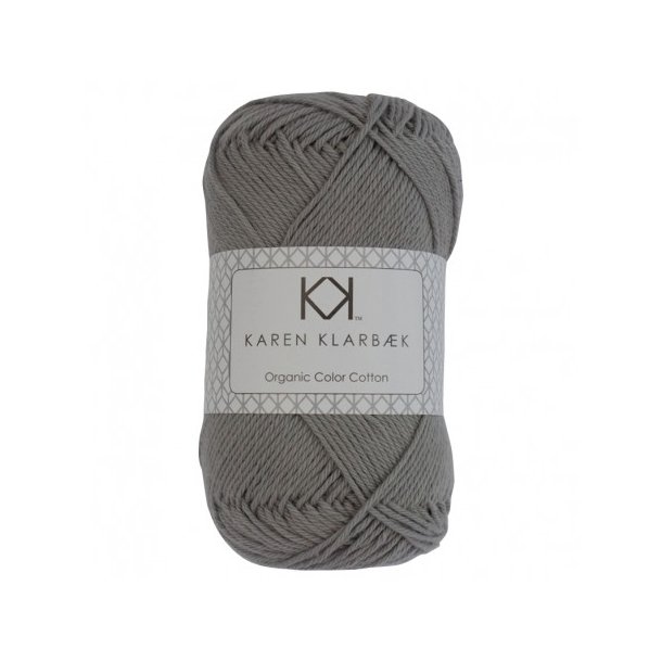 Karen Klarbk - 8/4 kologisk bomuldsgarn - Cool Grey 0026 - 50g