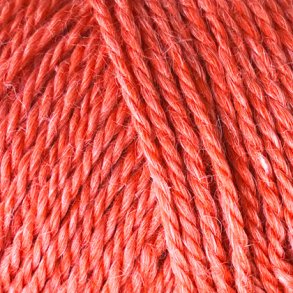 Onion Garn - No.4 Organic Wool + Nettles - uld/nldefiber garn - Coral Rd 840 - 50g