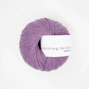 Knitting for Olive - Cotton Merino - Bomuld/Merino garn - Artiskoklilla - 50g