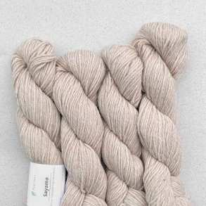 Pascuali - Sayama - lama/hjlandsuld garn - Cream 307 - 50g