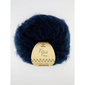 Navia - Fipa - Mohair/uldgarn - Crown Blue 1574 - 50g