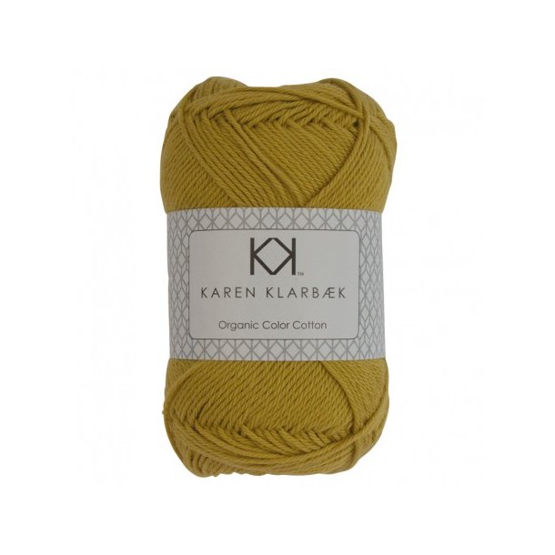 Karen Klarbk - 8/4 kologisk bomuldsgarn - Curry 0039 - 50g