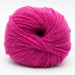 *Kremke Soul Wool - Eco Cashmere uldgarn Fingering - Cyklamen 10118 - 25g