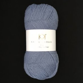 Karen Klarbk - Fine Pure Organic Wool uldgarn - Dark Blue 2503 - 50g