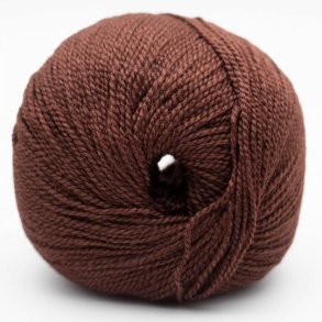 BC Garn - Semilla Silkbloom GOTS - Uld/silke garn - Dark Brown (019) - 50g