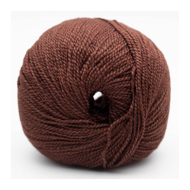 BC Garn - Semilla Silkbloom GOTS - Uld/silke garn - Dark Brown (019) - 50g