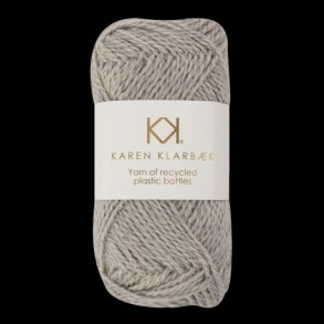 Karen Klarbk - Recycled Bottle Yarn - polyester garn - Dark Grey 3003 - 50g