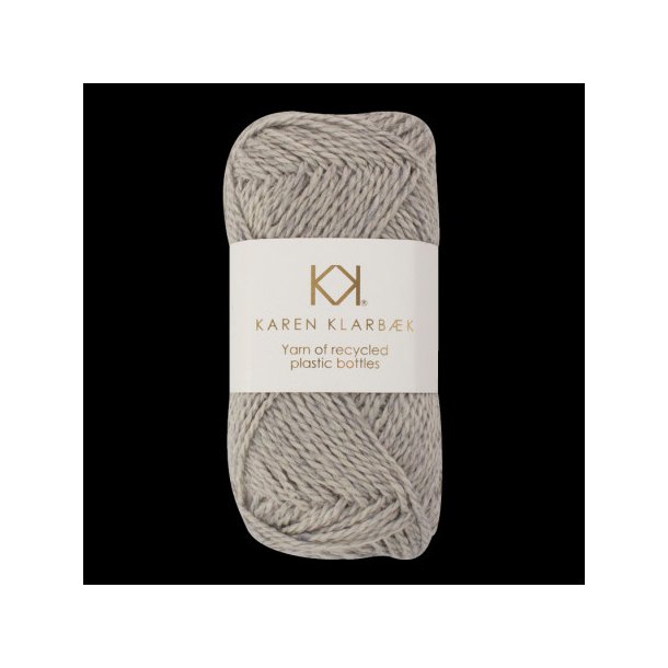 Karen Klarbk - Recycled Bottle Yarn - polyester garn - Dark Grey 3003 - 50g