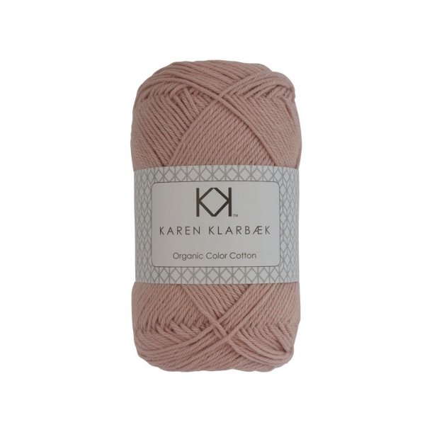 Karen Klarbk - 8/4 kologisk bomuldsgarn - Dark Old Rose 0043 - 50g