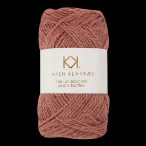 Karen Klarbk - Recycled Bottle Yarn - polyester garn - Dark Old Rose 3006 - 50g