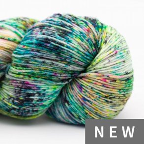 *Kremke Soul Wool - Lazy Lion Strmpegarn - merino uld - Dawn in Amboseli (1215) - 100g