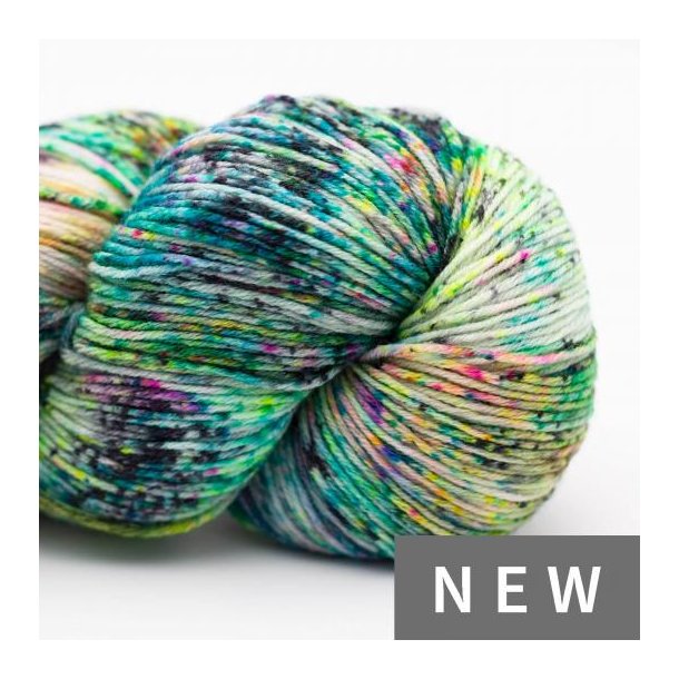 *Kremke Soul Wool - Lazy Lion Strmpegarn - merino uld - Dawn in Amboseli (1215) - 100g