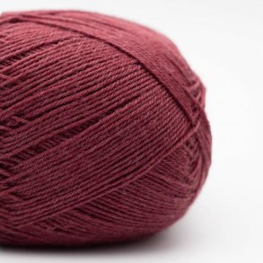 Kremke Soul Wool - Edelweiss Classic 4ply - uld/strmpegarn - Deep Purple 406 - 100g  