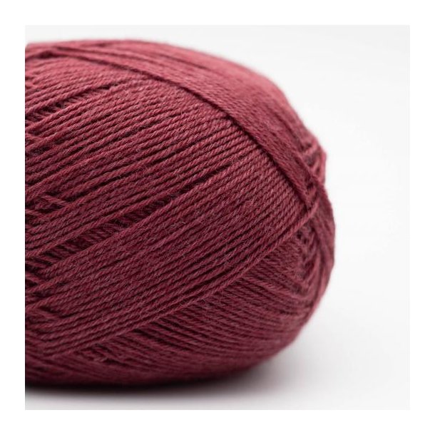 Kremke Soul Wool - Edelweiss Classic 4ply - uld/strmpegarn - Deep Purple 406 - 100g  